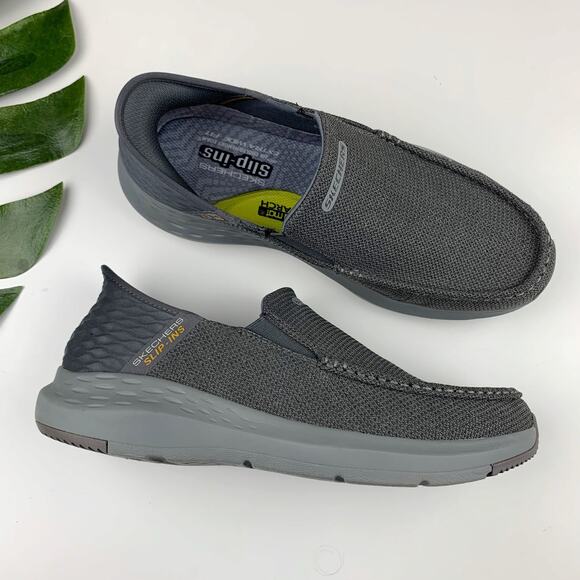 Skechers Hands Free Slip-ins Relaxed Fit Parson Ralven Comfort Shoes Mens 9.5 WW - Picture 1 of 10